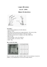 Предварительный просмотр 3 страницы Eurotops 27975 Instruction Manual