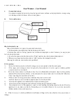 Preview for 1 page of Eurotops LWF-1003 User Manual