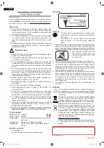 Предварительный просмотр 2 страницы Eurotops Master Z 09520 Operating Instructions