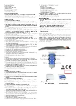 Предварительный просмотр 2 страницы Eurotops TH-230BH Instructions