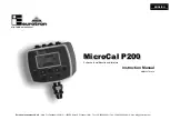 Eurotron MicroCal P200 plus Instruction Manual предпросмотр