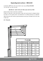 Preview for 17 page of Eurotruss FLS-058 User Manual