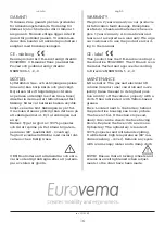 Предварительный просмотр 16 страницы Eurovema Euroflex SitRite RT Manual