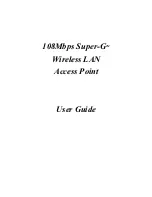 Preview for 1 page of Eusso 108Mbps Super-GTM
Wireless LAN
Access Point User Manual