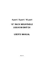 Предварительный просмотр 1 страницы Eusso 16-Port User Manual