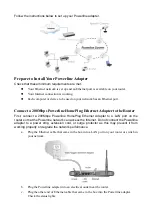 Предварительный просмотр 3 страницы Eusso 200Mbps Powerline HomePlug User Manual