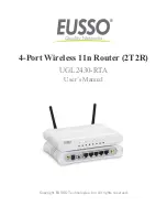 Eusso UGL2430-RTA User Manual preview