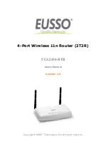 Preview for 1 page of Eusso UGL2430-RTB User Manual