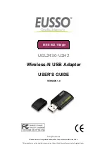 Предварительный просмотр 1 страницы Eusso UGL2430-U2H2 User Manual