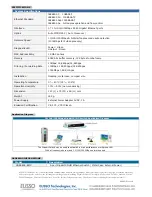 Предварительный просмотр 2 страницы Eusso UGS5805-EMC Specifications