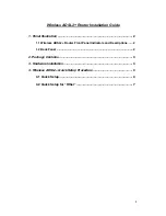 Preview for 2 page of Eusso Wireless ADSL2+ 4-Port Router Installation Manual