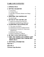 Preview for 3 page of EUTECH INSTRUMENTS ALPHA CON 100 - REV 1.1 Instruction Manual