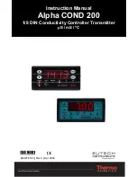 Preview for 1 page of EUTECH INSTRUMENTS Alpha COND 200 Instruction Manual