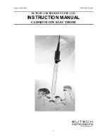 Preview for 1 page of EUTECH INSTRUMENTS CADMIUM EPOXY Instruction Manual