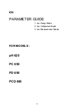 Предварительный просмотр 66 страницы EUTECH INSTRUMENTS CD 650 Instruction Manual