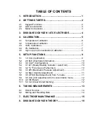 Предварительный просмотр 3 страницы EUTECH INSTRUMENTS DO 700 Instruction Manual