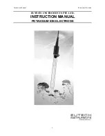 Предварительный просмотр 1 страницы EUTECH INSTRUMENTS EC-ISA-KO1-BT Instruction Manual