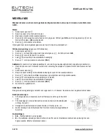 Preview for 9 page of EUTECH INSTRUMENTS ECOTESTR EC HIGH Instruction Manual