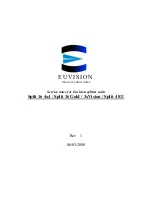 Euvision 3xVision Service Notes предпросмотр