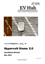 EV Hub Hypervolt Home 2.0 Installation Manual предпросмотр