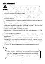 Preview for 3 page of EV LIGHT EV-MTX25RGB User Manual