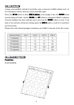 Preview for 12 page of EV LIGHT EV-MTX25RGB User Manual