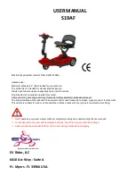 EV Rider S19AF User Manual preview