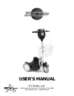 EV Rider Stand N Ride SNR-1000 User Manual предпросмотр