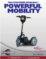 EV Rider Stand N Ride User Manual preview