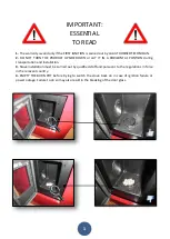 Предварительный просмотр 2 страницы EVA Stampaggi 9.5 KW SLIM AIR-TIGHTSTOVE Instruction Manual