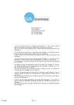 Preview for 27 page of EVA Stampaggi Cesare Instruction Manual