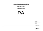 EVA EVAstream & Piezo Quick Start Installation Manual предпросмотр