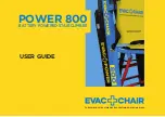 Предварительный просмотр 1 страницы Evac+Chair POWER 800 User Manual