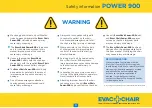 Предварительный просмотр 11 страницы Evac+Chair POWER 900 User Manual