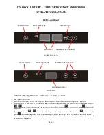 Предварительный просмотр 5 страницы EvaKool EL145 Operating Manual