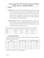 Preview for 3 page of EvaKool Indel B 31 Operation Manual