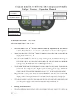 Preview for 4 page of EvaKool Indel B 31 Operation Manual