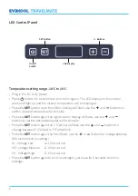 Предварительный просмотр 6 страницы EvaKool Travelmate TMDZ50 Instruction Manual