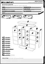 Preview for 4 page of Evan furniture BELLUNO V1 Assembly Instruction