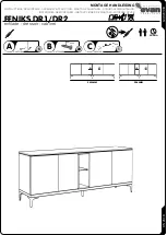 Предварительный просмотр 1 страницы Evan furniture FENIKS DR1 Assembly Instruction