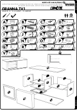 Preview for 1 page of Evan furniture GRANNA TV1 Assembly Instruction Manual