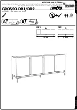 Preview for 1 page of Evan furniture GROSSO DR1 Assembly Instruction