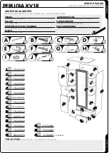 Предварительный просмотр 4 страницы Evan furniture PERUGIA KV1R Assembly Instruction