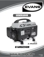 Evans G16MG0240M Quick Start Manual предпросмотр