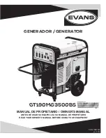 Evans GT190MG3500BS Owner'S Manual preview