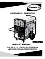 Evans VANGUARD G185MG3500BS Owner'S Manual предпросмотр