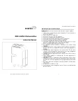 Предварительный просмотр 1 страницы Evantair WDH-816EAH Instruction Manual