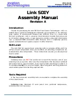 evaton technologies Link SDIY Assembly Manual preview