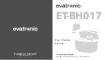 evatronic ET-BH017 User Manual предпросмотр