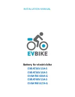 Preview for 1 page of EVBIKE EVBAT36V13A-S Installation Manual